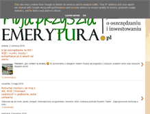Tablet Screenshot of mojaprzyszlaemerytura.pl